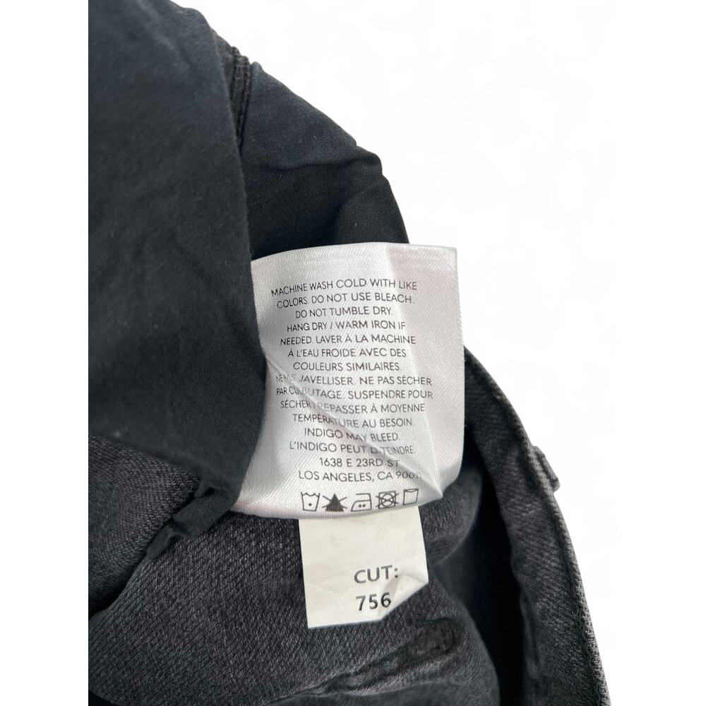 BOYISH 28 Rickey flare leg jeans in black 32" inseam Button Fly Flare  Revolve - Picture 6 of 13